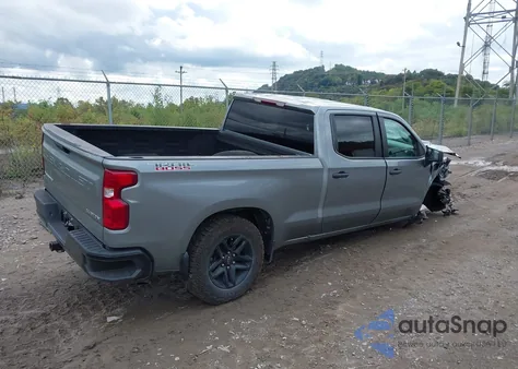 2024 Chevrolet Silverado 1500 4Wd Standard Bed Custom Trail Boss z USA, uszkodzony, nr VIN 3GCPDCEK2RG213748